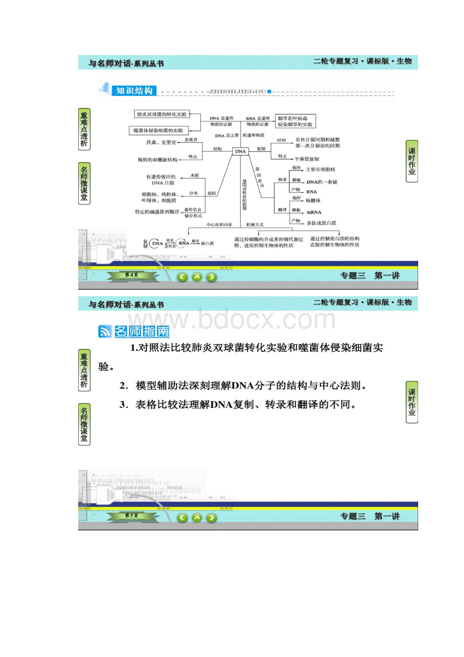 届全国卷生物高考二轮复习课件专题3遗传变异精.docx_第3页