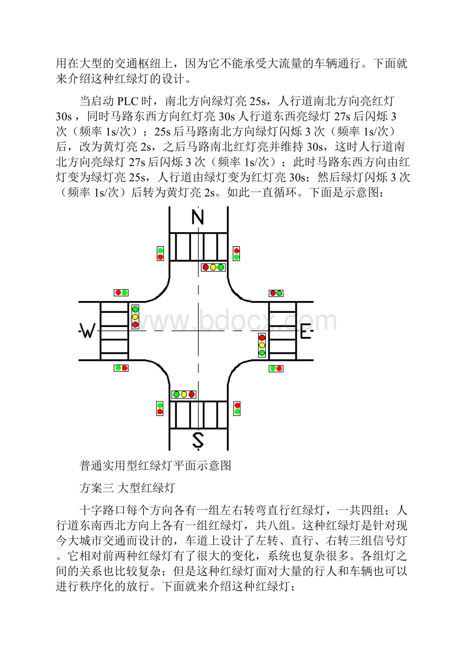 红绿灯PLC编程设计报告.docx_第3页