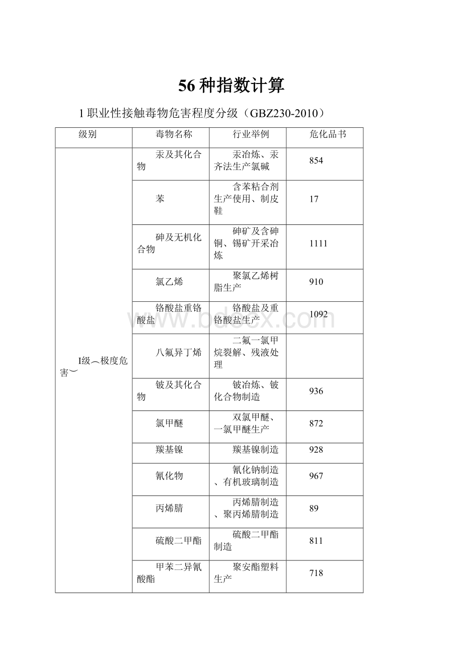 56种指数计算.docx_第1页