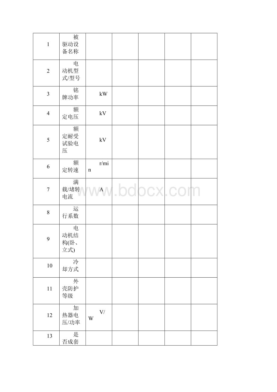 电动机技术规范书热电厂2125MW机组新建工程.docx_第3页