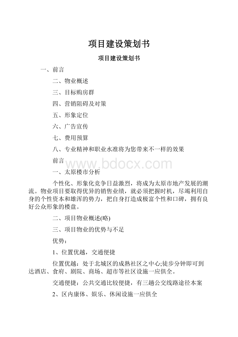 项目建设策划书.docx_第1页