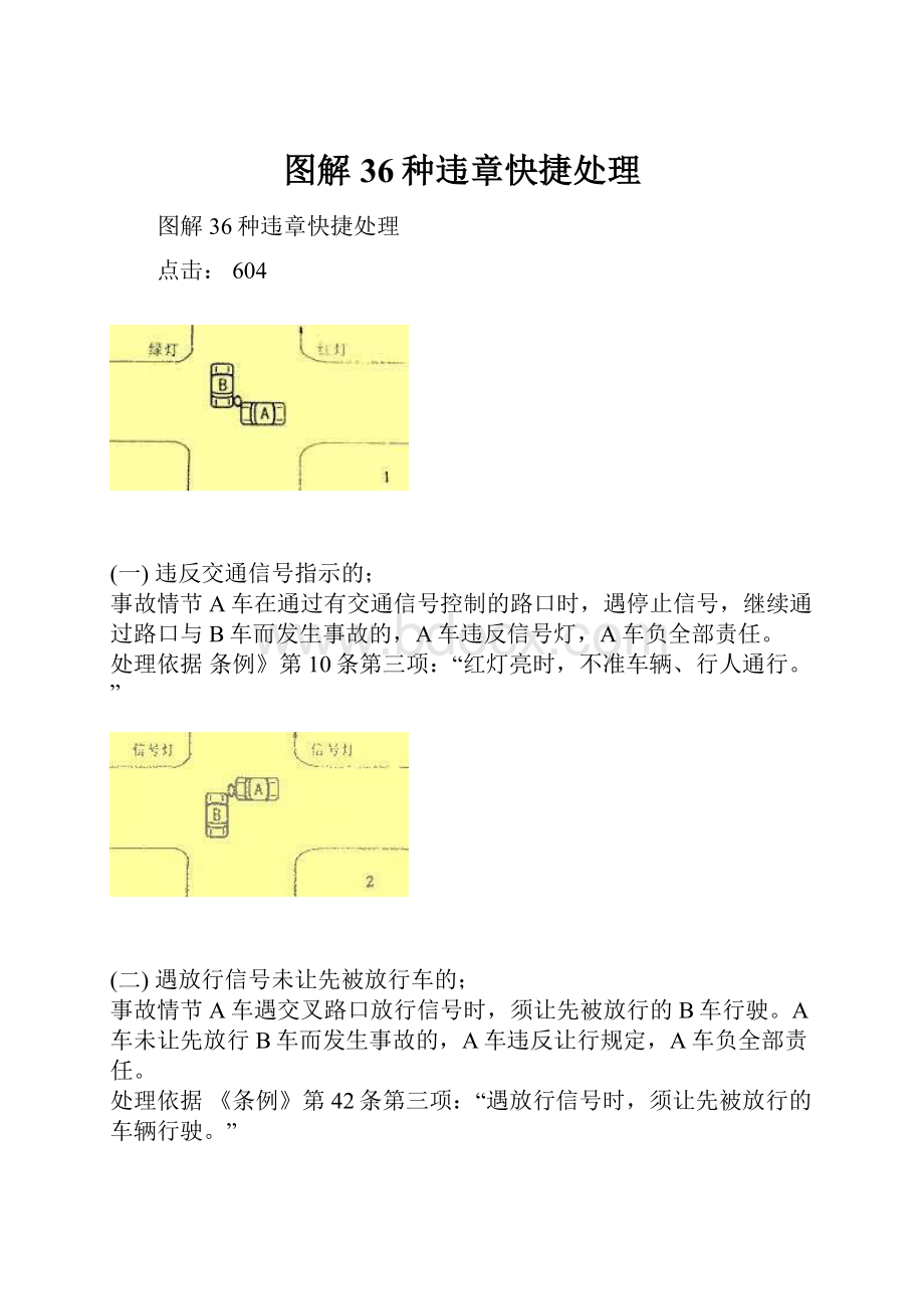 图解36种违章快捷处理.docx_第1页