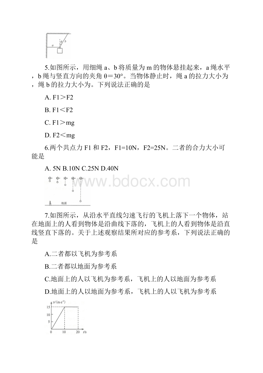 河南省级高中学业水平考试物理模拟试题.docx_第2页