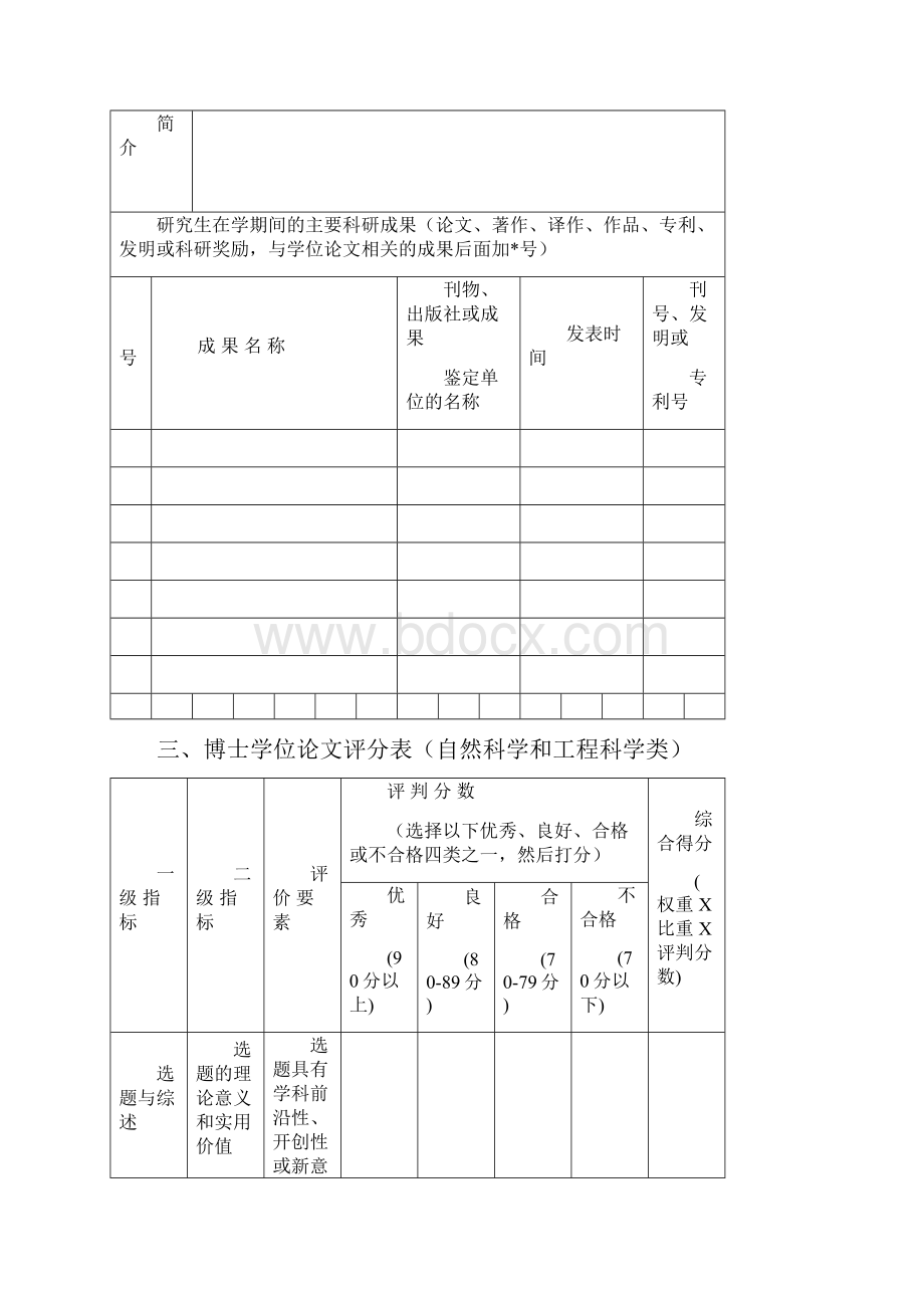 博士学位论文评阅书自然科学和工程科学类.docx_第3页