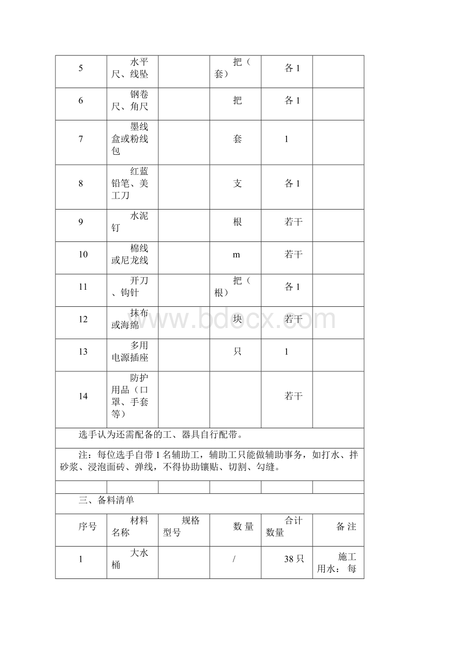 安徽省徽匠建筑技能大赛.docx_第3页