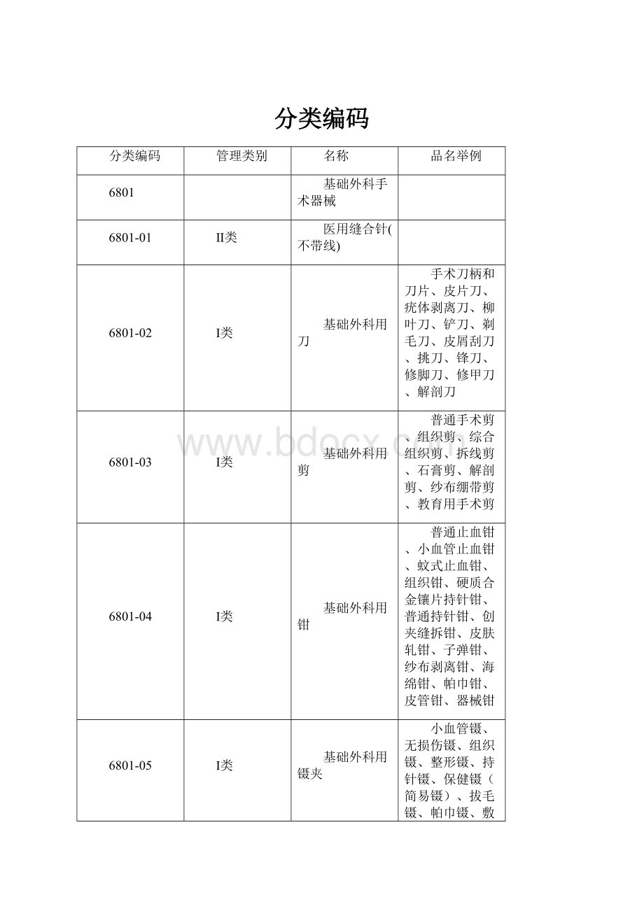 分类编码.docx