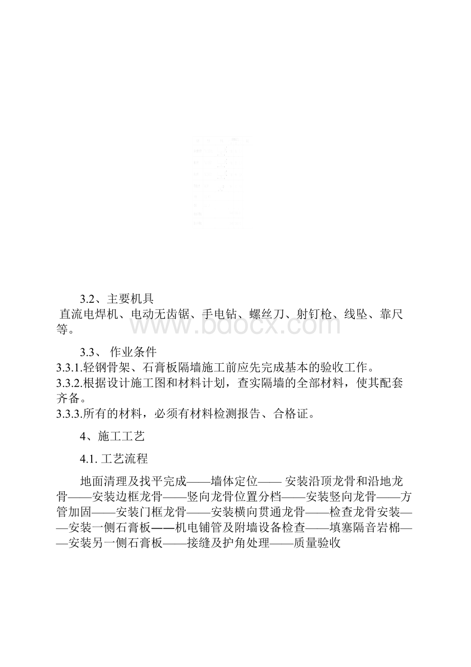 轻钢龙骨隔墙施工方案.docx_第3页