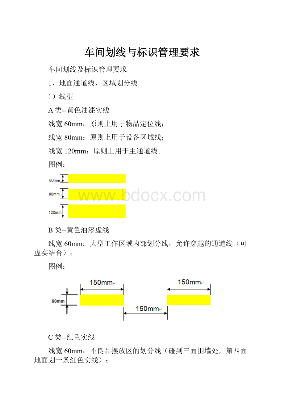 车间划线与标识管理要求.docx_第1页