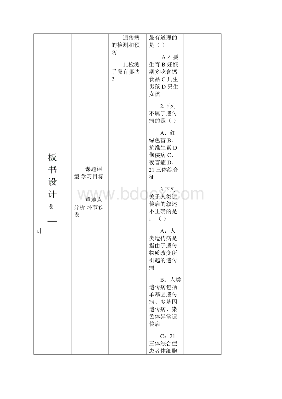 人类遗传病和基因工程.docx_第2页