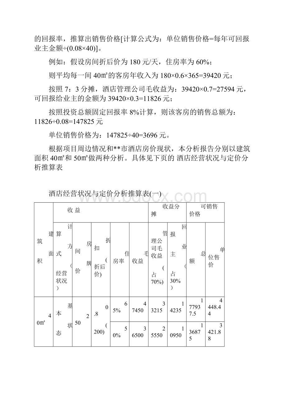 产权式酒店建设项目可行性分析报告.docx_第3页