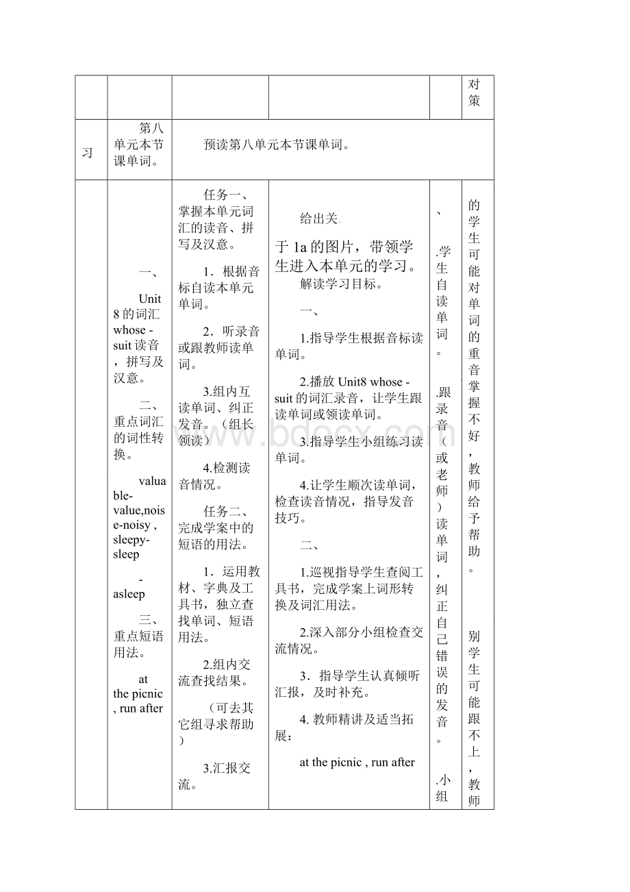 九年级英语全册 Unit 8 It must belong to导学案新版人教版目标版.docx_第2页