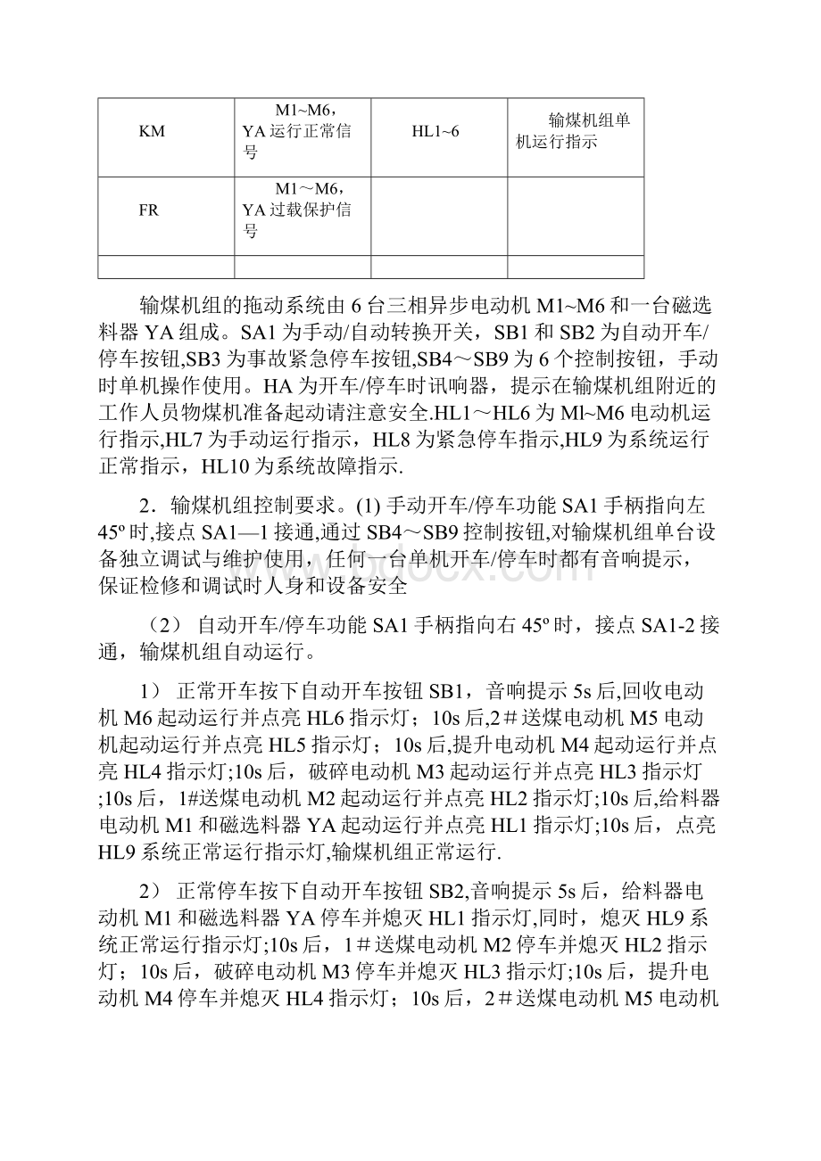 PLC课程设计锅炉车间输煤机组控制.docx_第3页