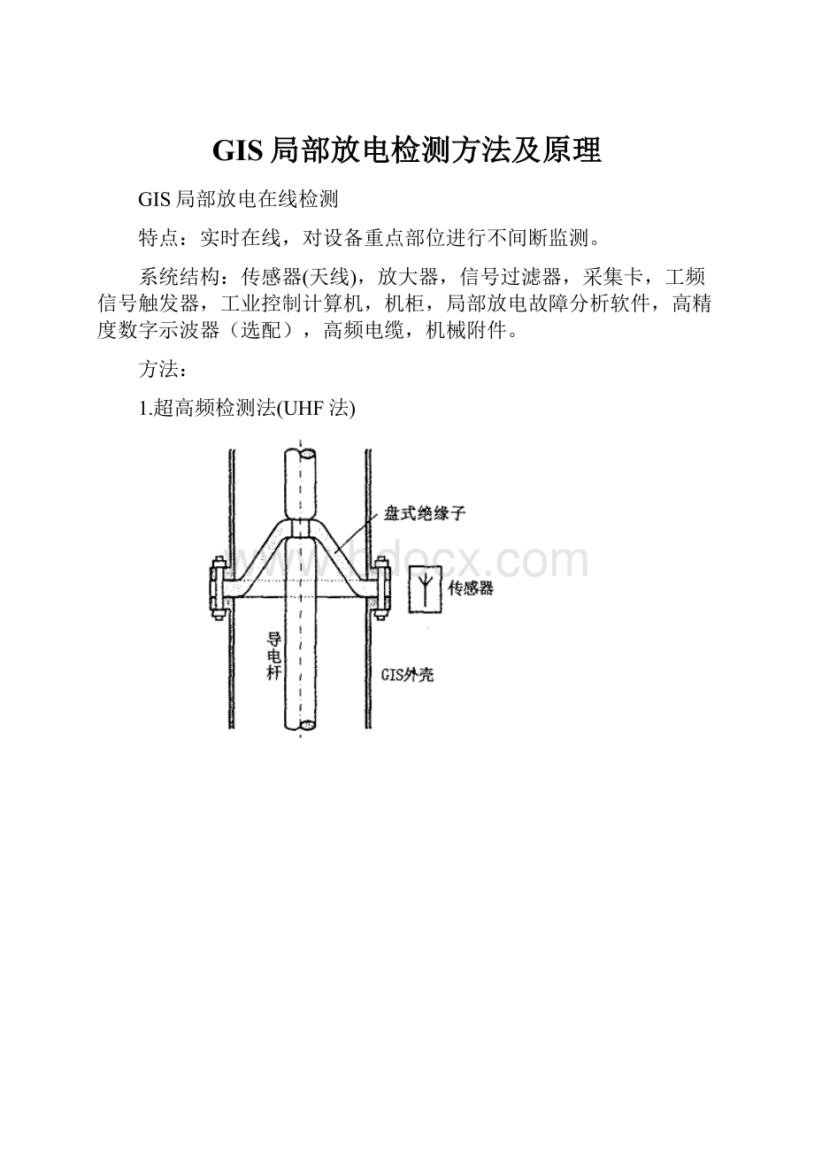 GIS局部放电检测方法及原理.docx