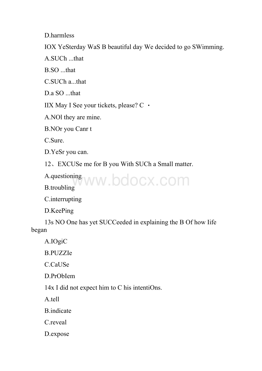 大学英语2武汉理工大学在线作业.docx_第3页