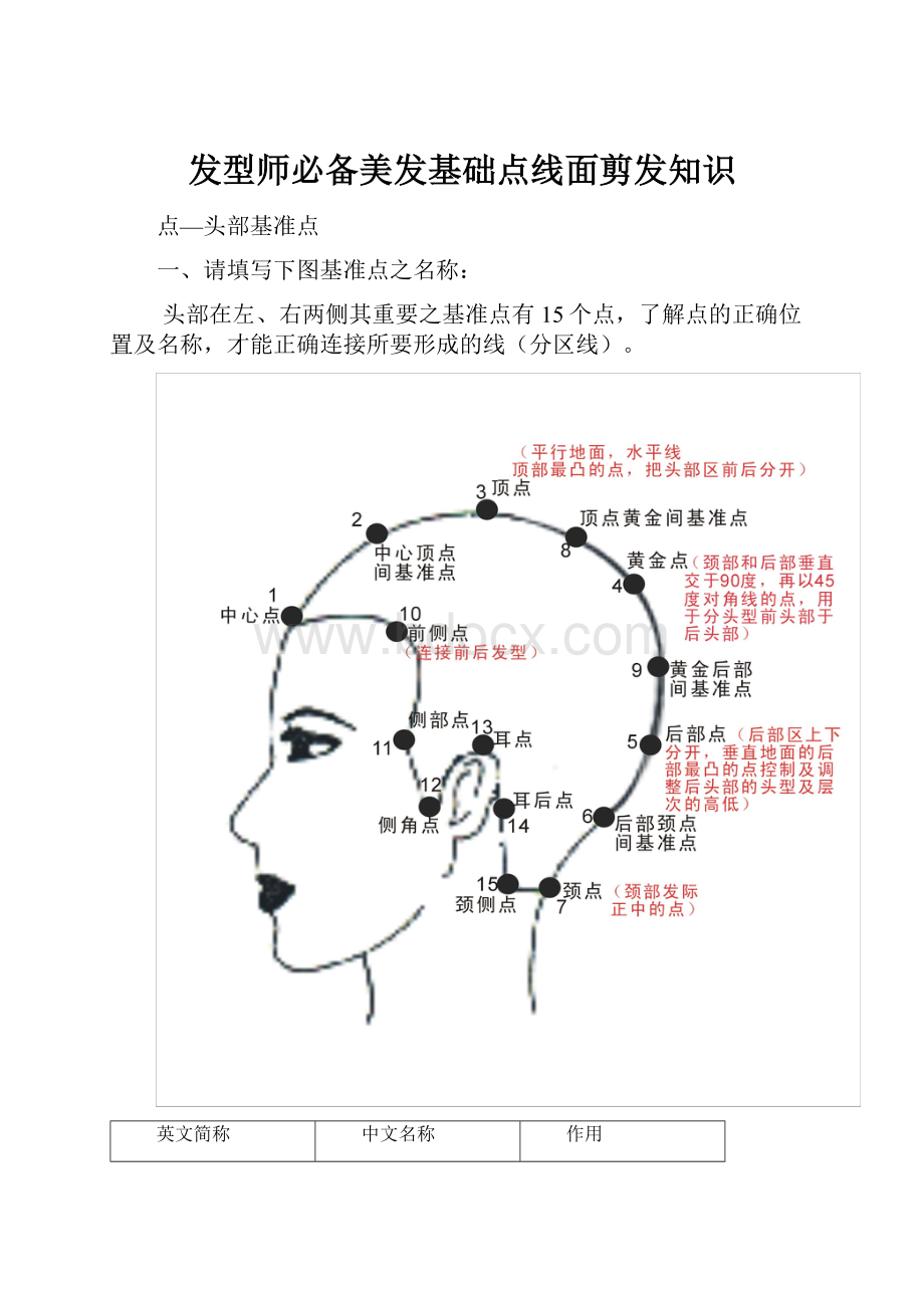 发型师必备美发基础点线面剪发知识.docx_第1页