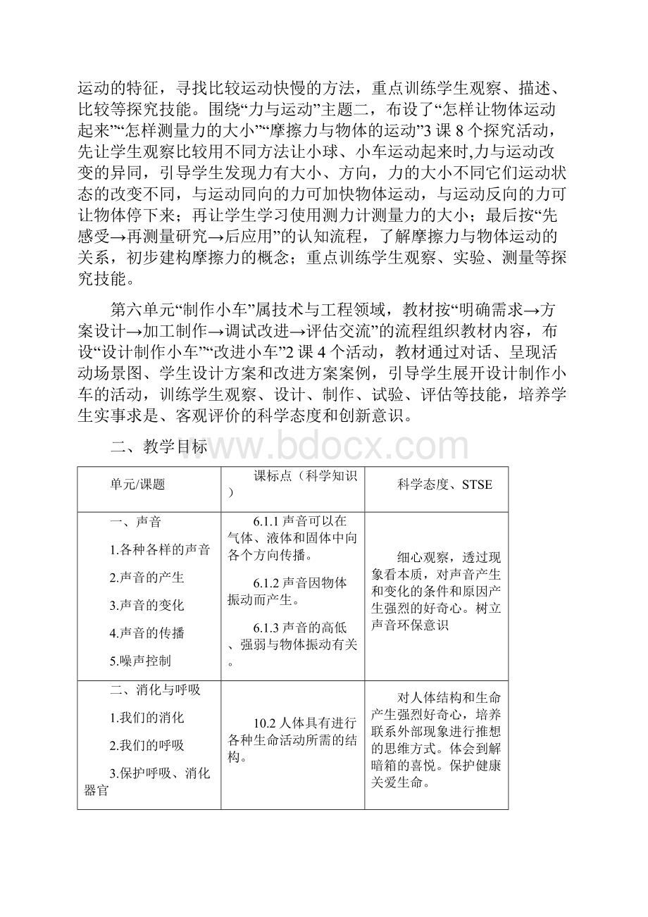 湘科版小学四年级上册科学同步教案全册.docx_第3页