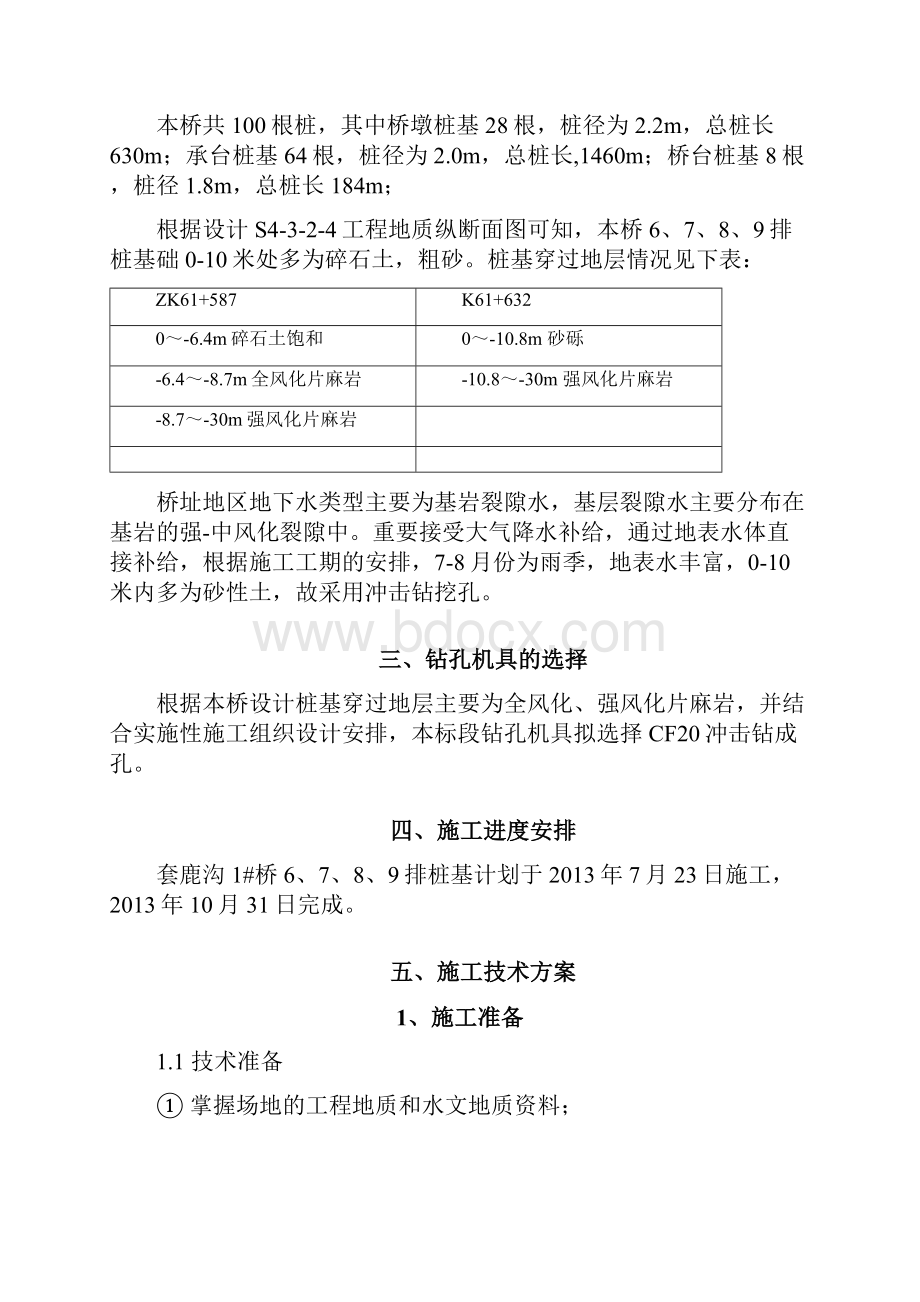 钻孔灌注桩冲击钻施工方案.docx_第2页