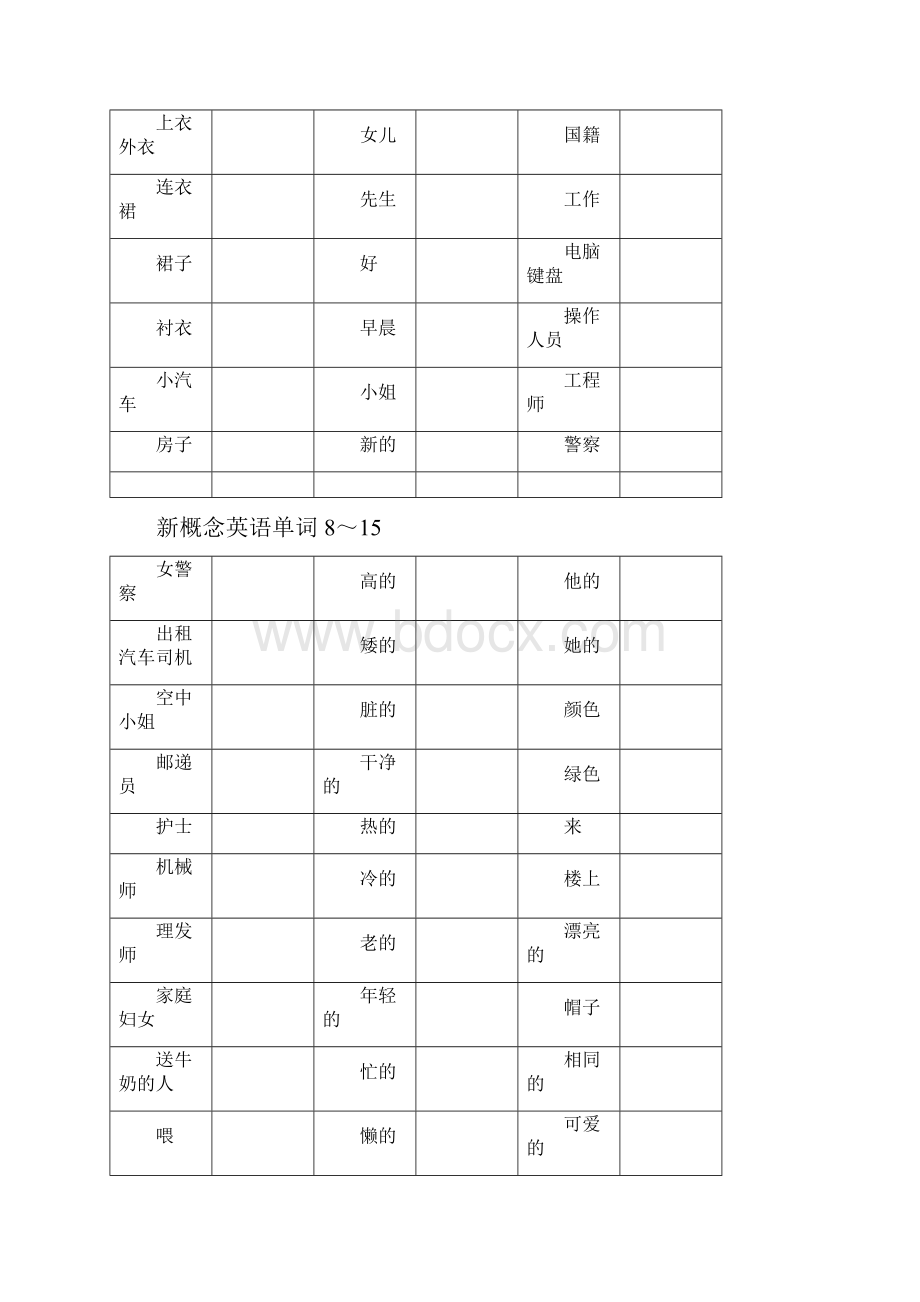 新概念一单词空表.docx_第2页