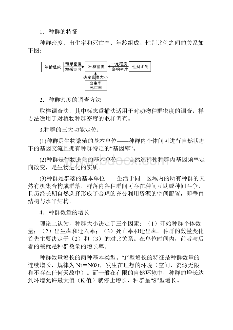 黄冈市届高考第二轮复习资料专题五生物与环境.docx_第3页