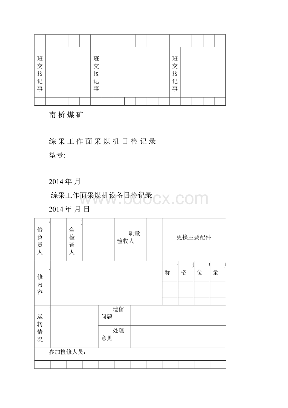 综采运转日志日检记录.docx_第3页