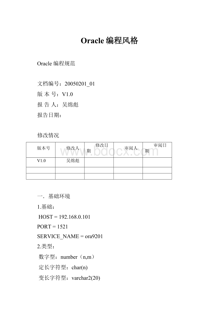 Oracle编程风格.docx_第1页