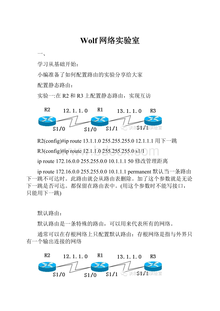 Wolf网络实验室.docx