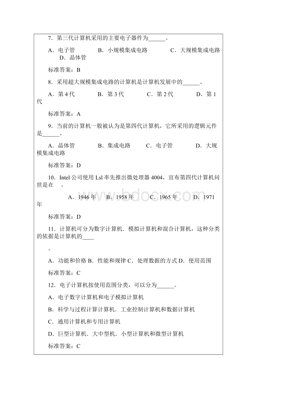 office笔试练习题复习doc.docx_第2页