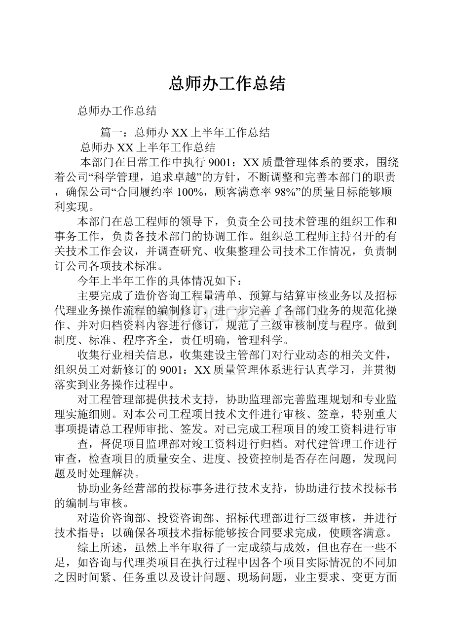 总师办工作总结.docx_第1页