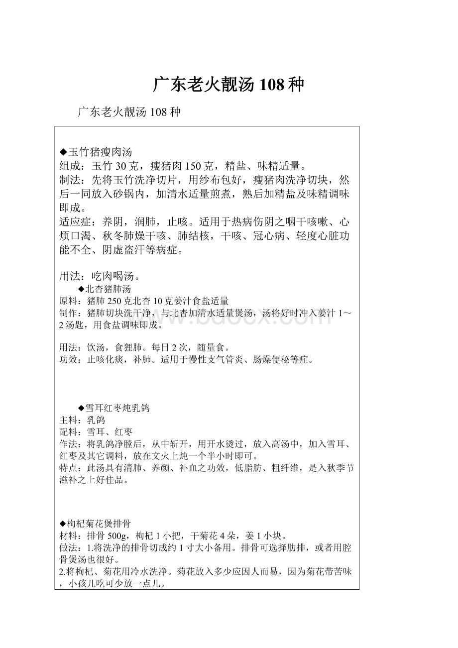 广东老火靓汤108种.docx_第1页