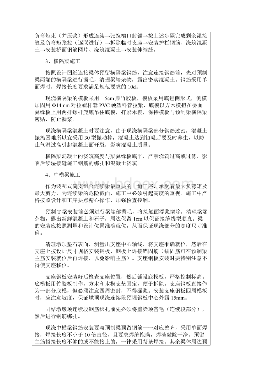 高速公路桥面系及防撞护栏施工技术交底方案.docx_第2页