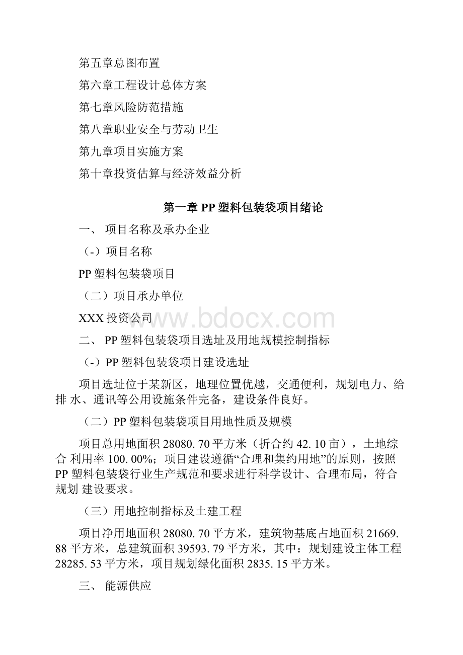 PP塑料包装袋项目建设方案分析参考模板docx.docx_第2页