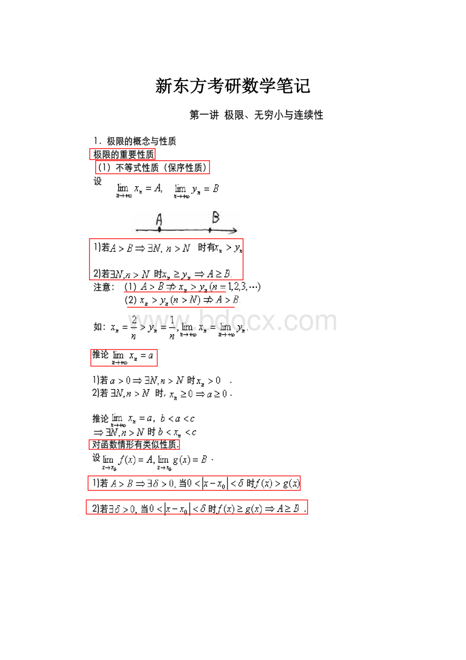 新东方考研数学笔记.docx