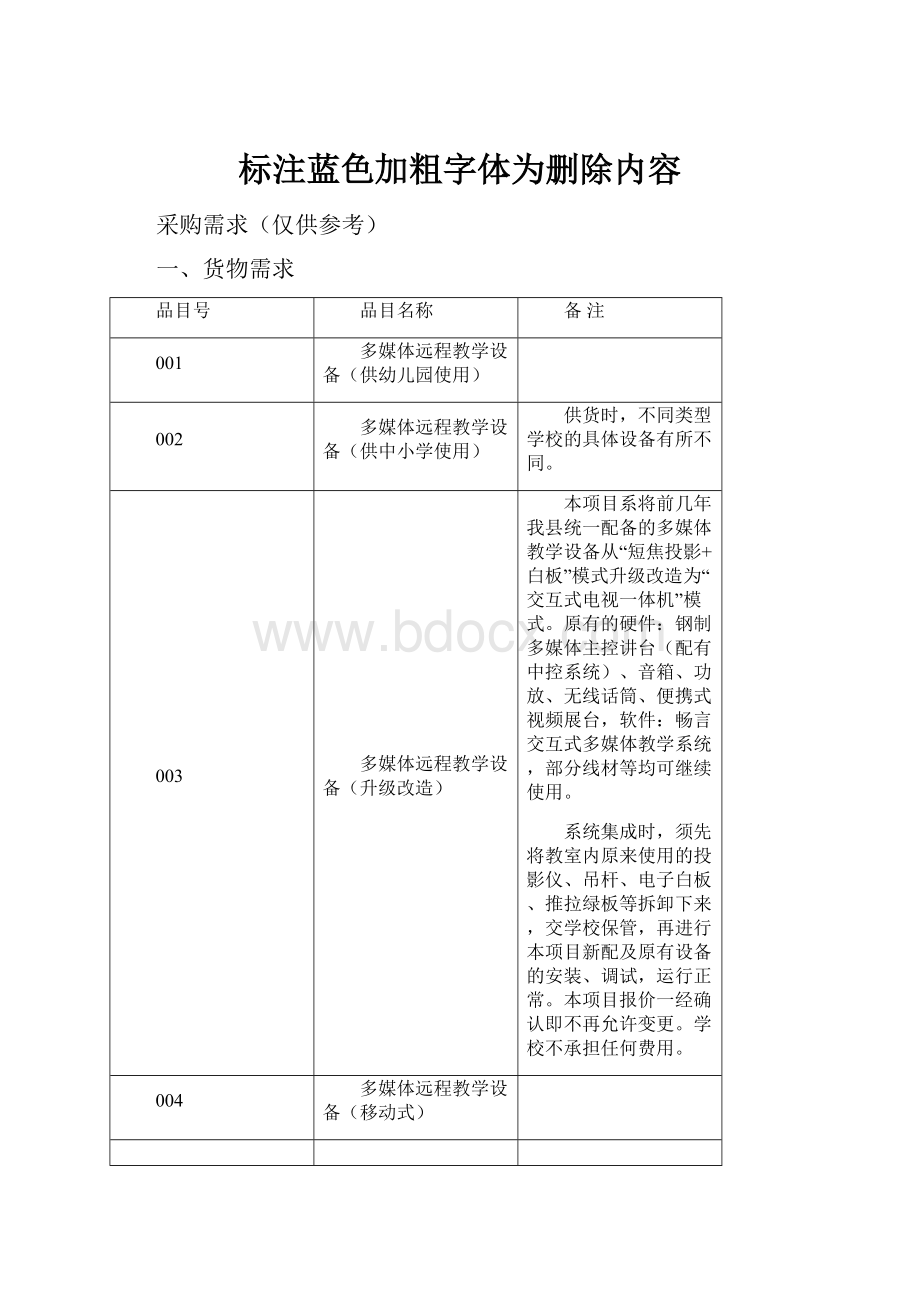 标注蓝色加粗字体为删除内容.docx_第1页