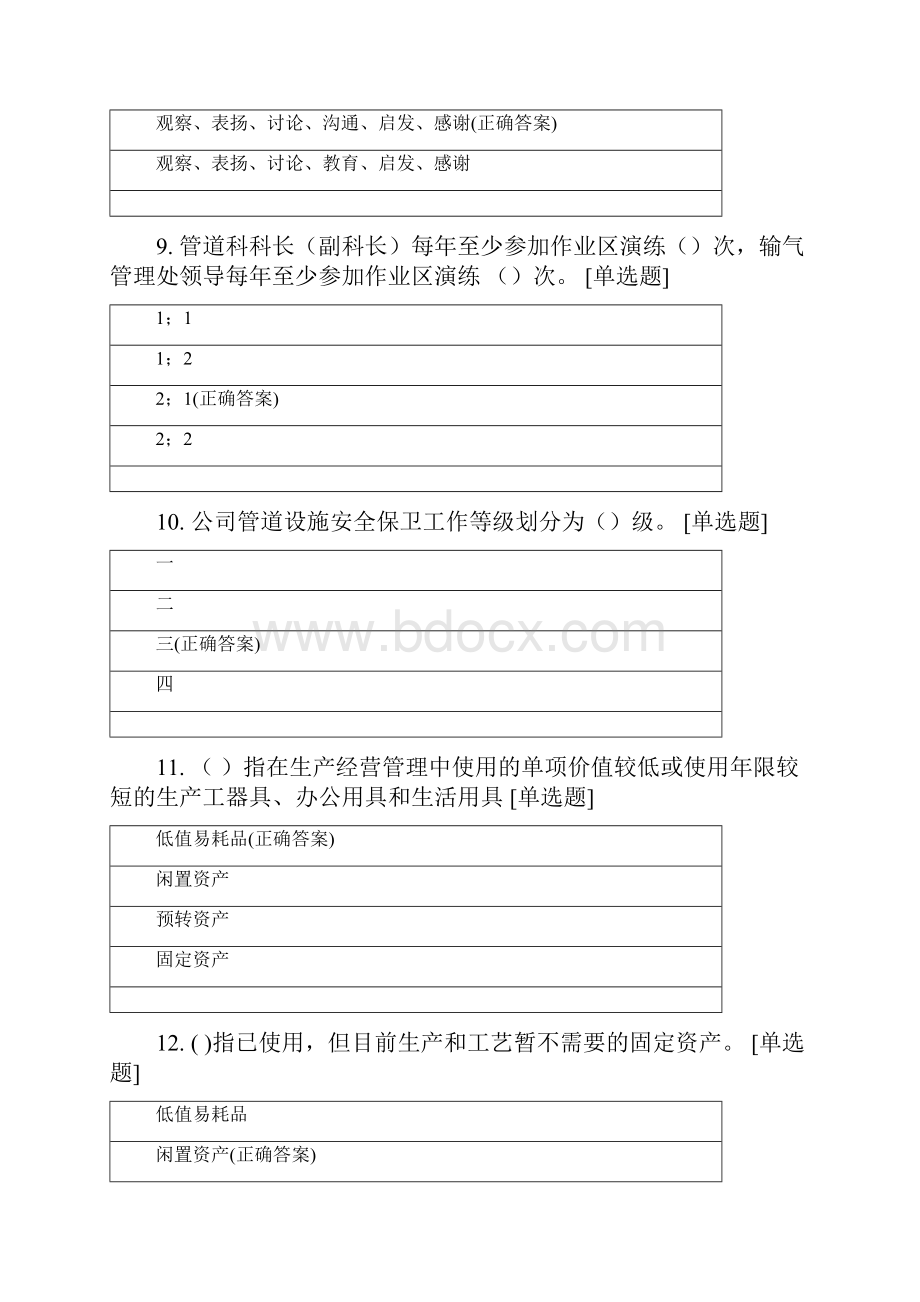 份职业技能竞赛理论考试应知应会试题及答案.docx_第3页