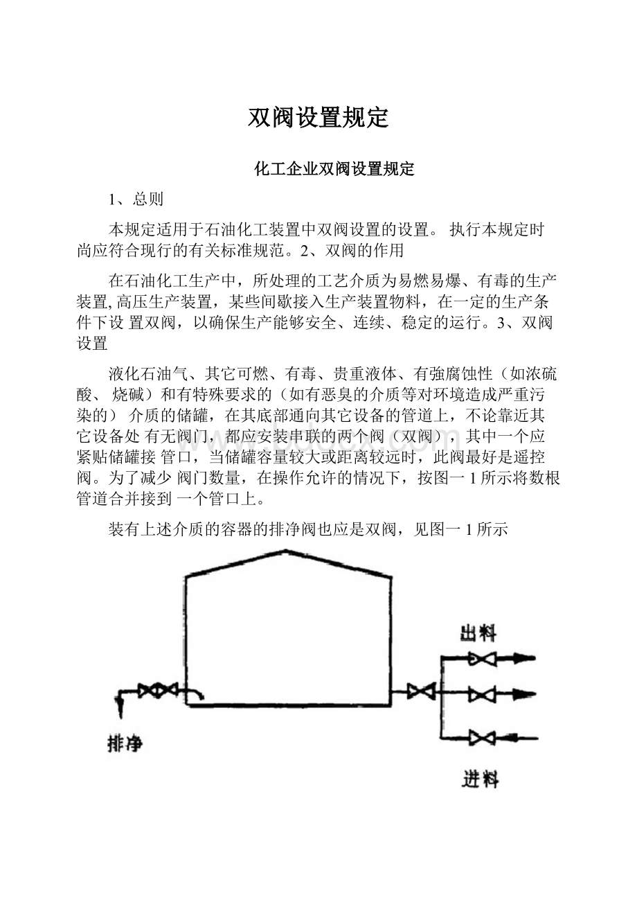 双阀设置规定.docx_第1页