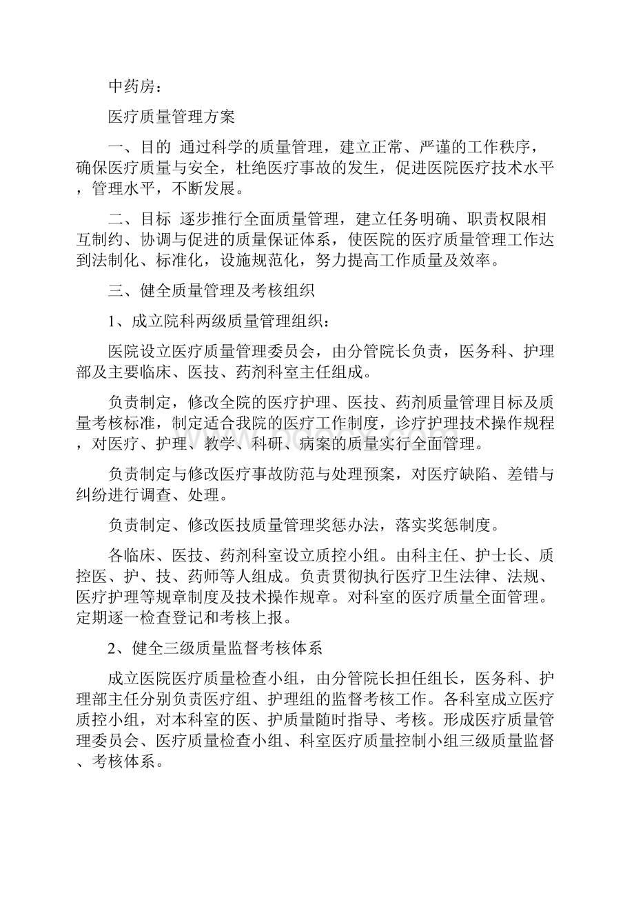 医疗质量管理手册.docx_第2页