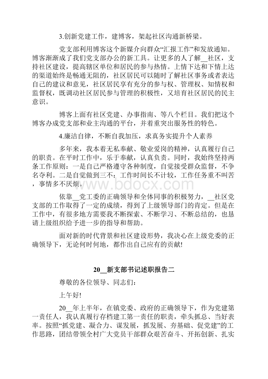 新支部书记述职报告.docx_第2页