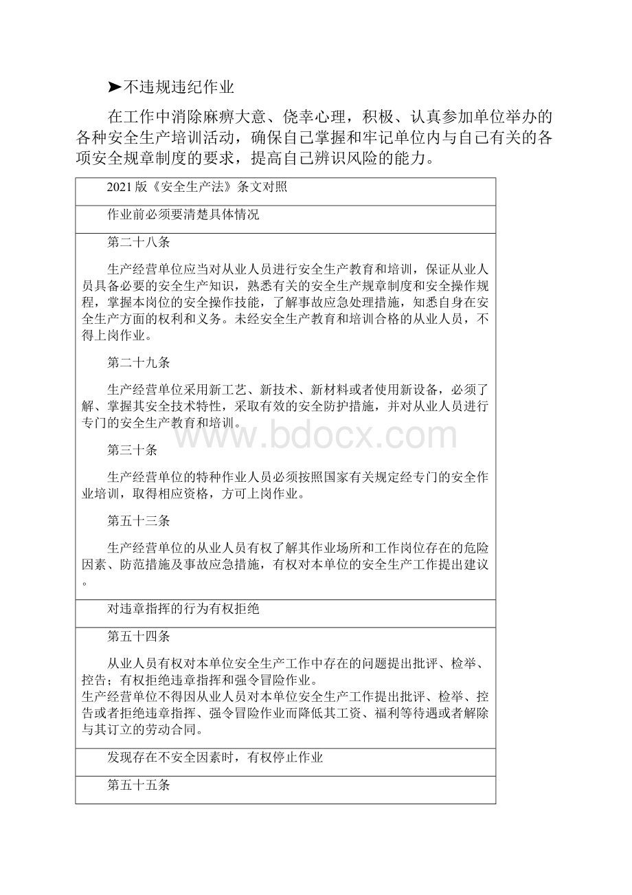 新安法八不伤害十二组专业术语十大违章行为解读.docx_第2页