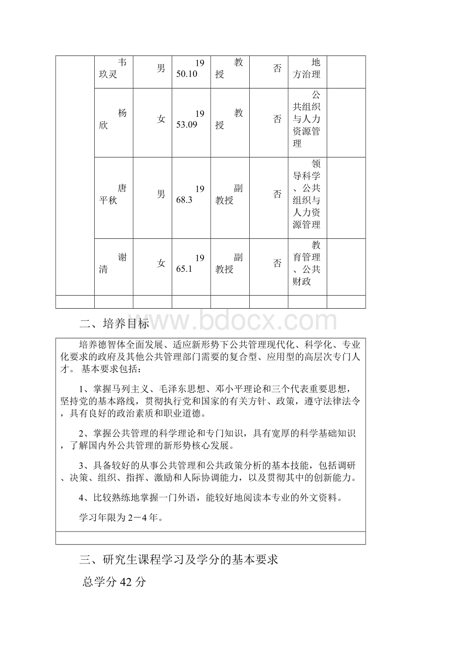 广西大学MPA专业硕士培养方案.docx_第2页