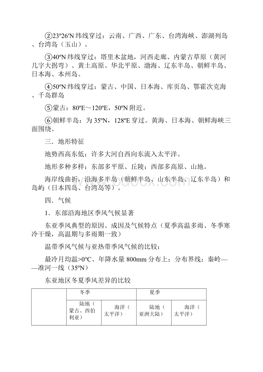 高中地理世界地理知识点总结.docx_第2页