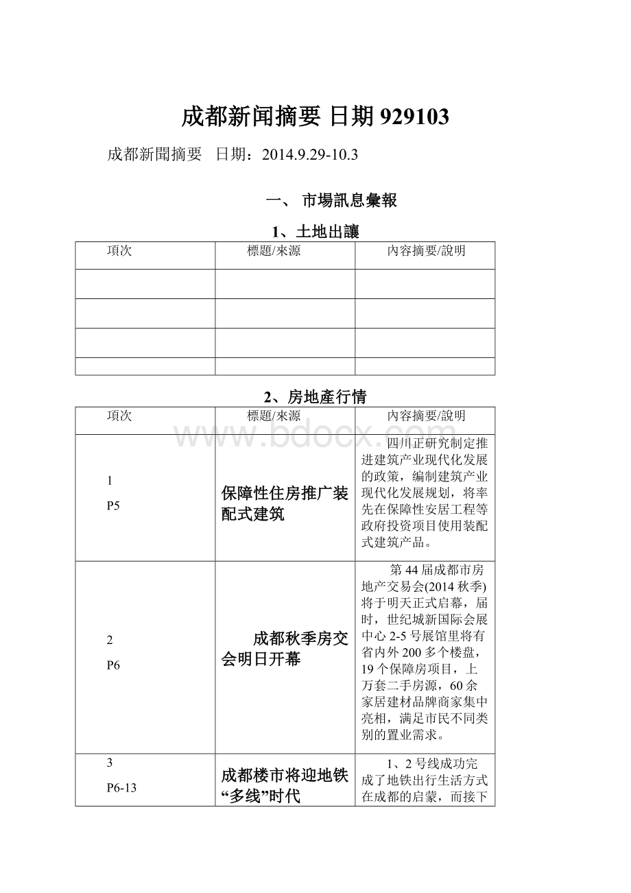 成都新闻摘要 日期929103.docx