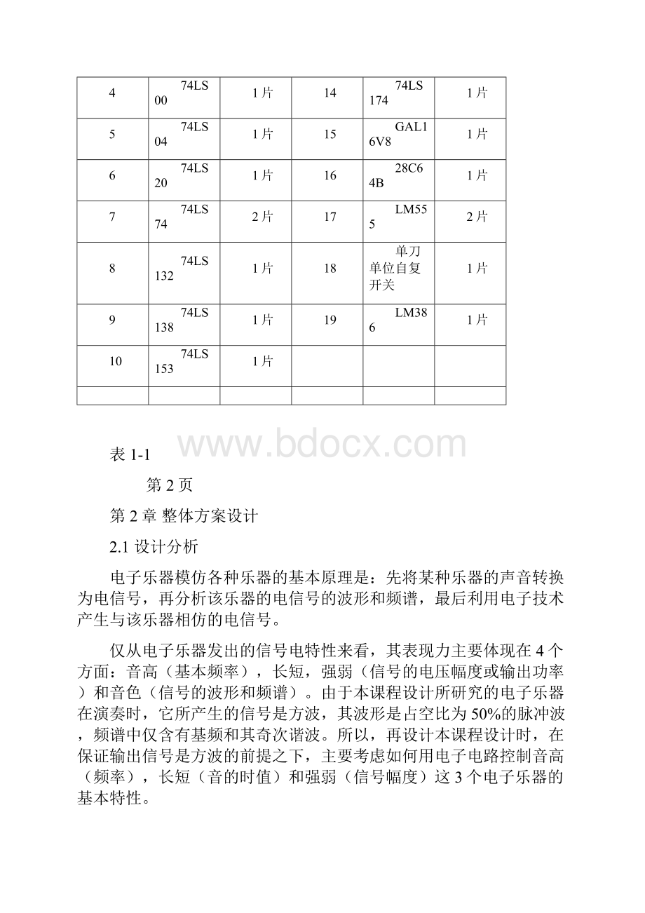 可编程电子音乐自动演奏电路设计.docx_第3页