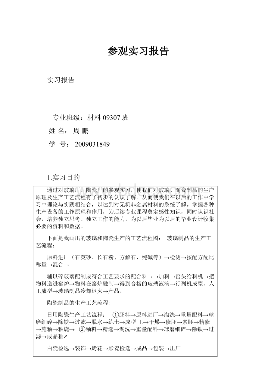 参观实习报告.docx