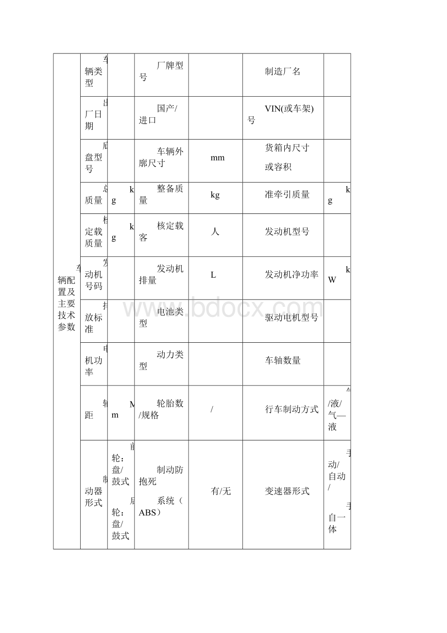 最新车辆技术档案表格JT1045标准附件.docx_第3页