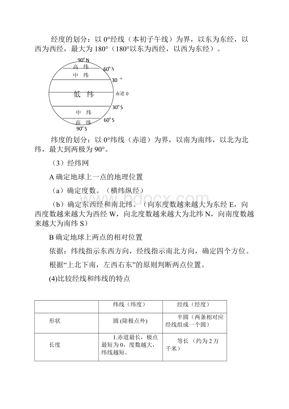 湘教版七年级地理上册知识点总结.docx_第2页