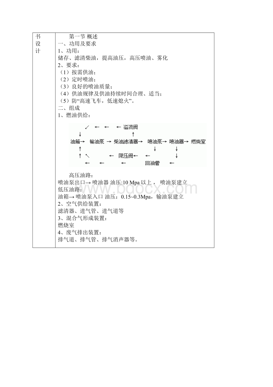 汽车发动机构造及检修教案第八单元 柴油机供给系.docx_第2页