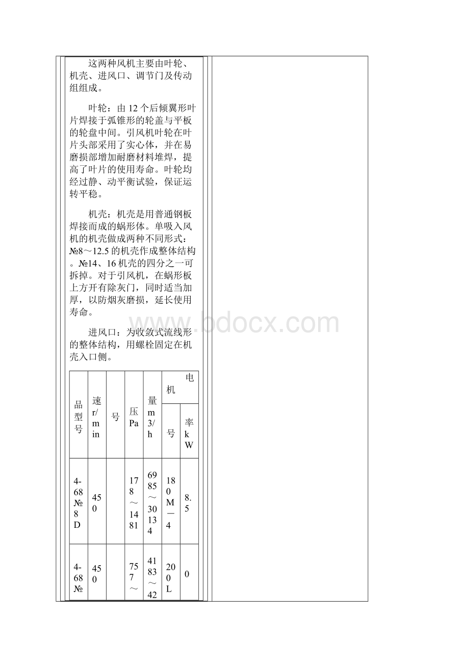 风机防腐资料汇编G468 Y468型离心通引风机.docx_第2页