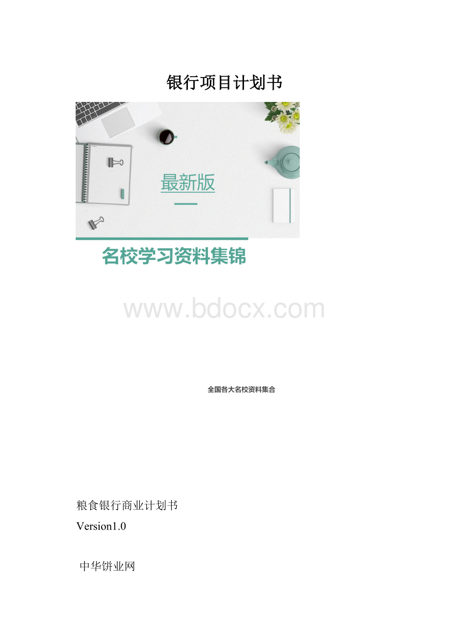 银行项目计划书.docx_第1页