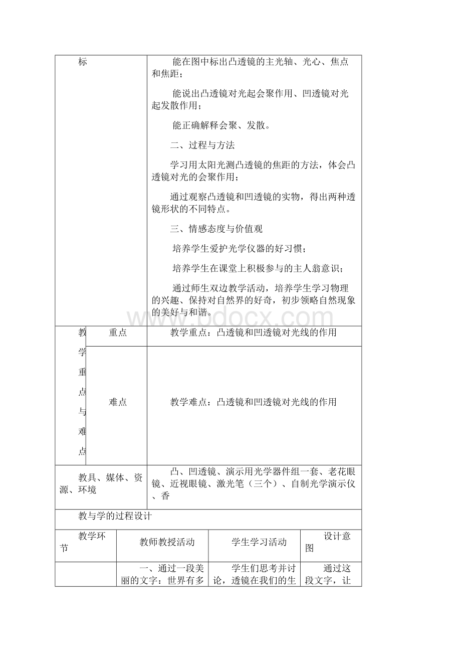 透镜教案教学设计.docx_第2页