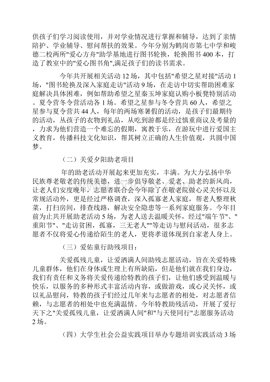 志愿者联合会工作总结精选.docx_第2页